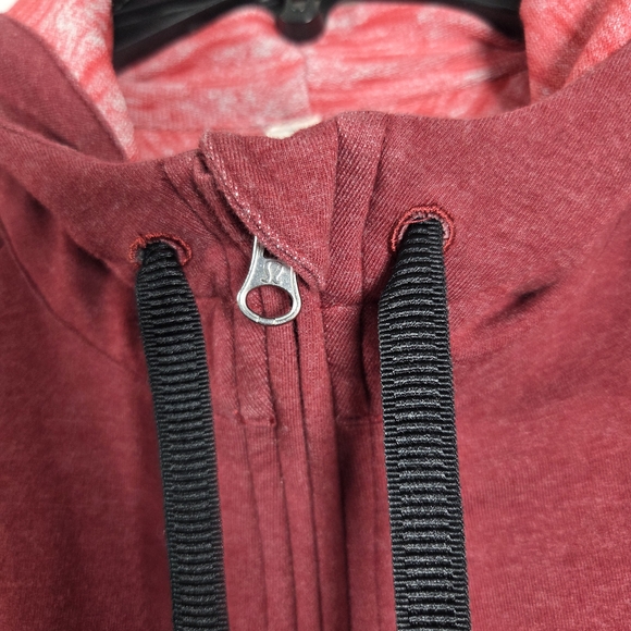 Lululemon Take Ten Full Zip Hoodie Rosewood Red Size L - Picture 3 of 13